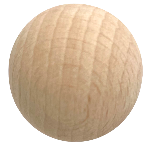 Zielkugel naturfarben