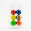 FM-1- Boule Pétanque Zielkugel Cochonnet - 6 verschiedene Farben im Blister